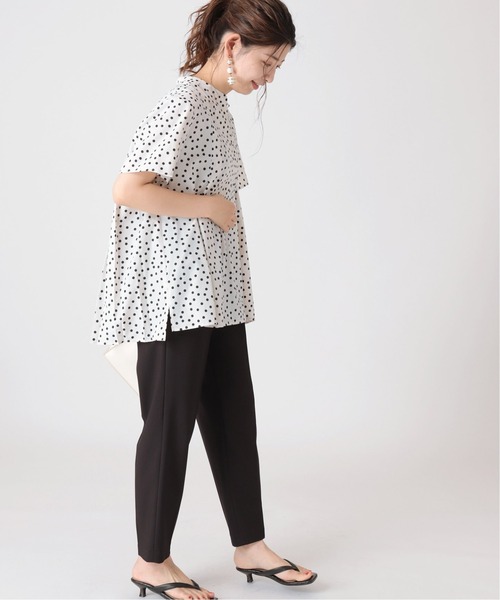 B.C STOCK(ベーセーストック)の「バックプリーツブラウス(シャツ/ブラウス・レディース・ブラック/ネイビー/アイボリー・FREE)」の7枚目の写真