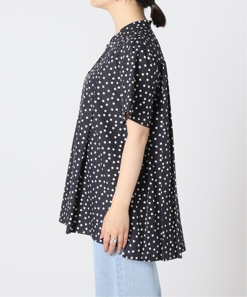 B.C STOCK(ベーセーストック)の「バックプリーツブラウス(シャツ/ブラウス・レディース・ブラック/ネイビー/アイボリー・FREE)」の17枚目の写真