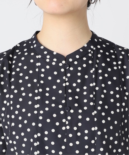 B.C STOCK(ベーセーストック)の「バックプリーツブラウス(シャツ/ブラウス・レディース・ブラック/ネイビー/アイボリー・FREE)」の20枚目の写真