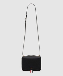 THOM BROWNE | MINI SQUARED SADDLE BAG IN PEBBLE GRAIN LEATHER(ショルダーバッグ)