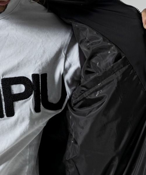 1piu1uguale3 RELAX（ウノピュウノウグァーレトレリラックス）の「1PIU1UGUALE3 RELAX/ウノピゥ ウノ ウグァーレ トレ リラックス/ 別注ロゴ中綿ブルゾン（ブルゾン・メンズ・ブラック・MEDIUM/LARGE/X-LARGE/XX-LARGE）」の16枚目の写真
