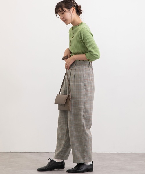 POU DOU DOU（プードゥドゥ）の「タックパンツ（その他パンツ・レディース・ブラック/グリーン/スミクロ・3）」の8枚目の写真