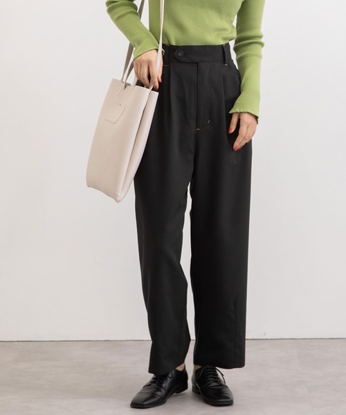 POU DOU DOU（プードゥドゥ）の「タックパンツ（その他パンツ・レディース・ブラック/グリーン/スミクロ・3）」の17枚目の写真