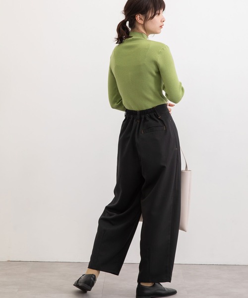 POU DOU DOU（プードゥドゥ）の「タックパンツ（その他パンツ・レディース・ブラック/グリーン/スミクロ・3）」の6枚目の写真