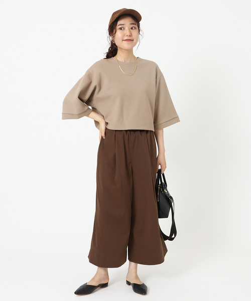 IENA(イエナ)の「ナイロントラペーズパンツ(その他パンツ・レディース・ブラウン/グリーン・38/36)」の9枚目の写真