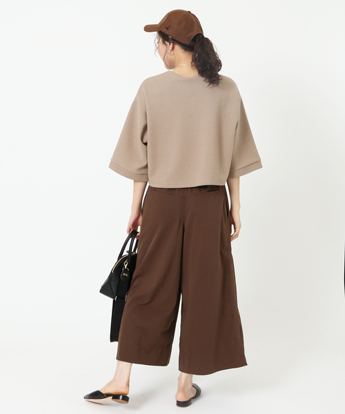IENA(イエナ)の「ナイロントラペーズパンツ(その他パンツ・レディース・ブラウン/グリーン・38/36)」の11枚目の写真