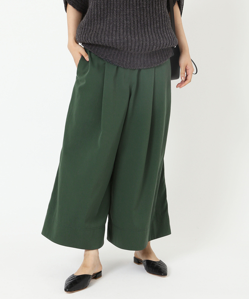 IENA(イエナ)の「ナイロントラペーズパンツ(その他パンツ・レディース・ブラウン/グリーン・38/36)」の14枚目の写真