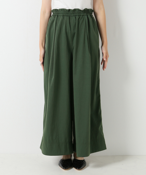 IENA(イエナ)の「ナイロントラペーズパンツ(その他パンツ・レディース・ブラウン/グリーン・38/36)」の21枚目の写真