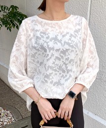 KOBE LETTUCE | シアージャカードブラウス(シャツ/ブラウス)