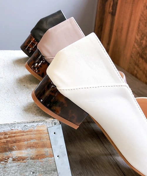 Noubel Voug Relax（ヌーベルヴォーグリラックス）の「バブーシュビットローファー（ローファー・レディース・ブラック/アイボリー/グレイッシュベージュ・LL/S/M/L）」の8枚目の写真