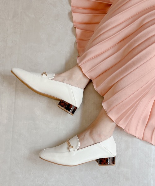 Noubel Voug Relax（ヌーベルヴォーグリラックス）の「バブーシュビットローファー（ローファー・レディース・ブラック/アイボリー/グレイッシュベージュ・LL/S/M/L）」の9枚目の写真