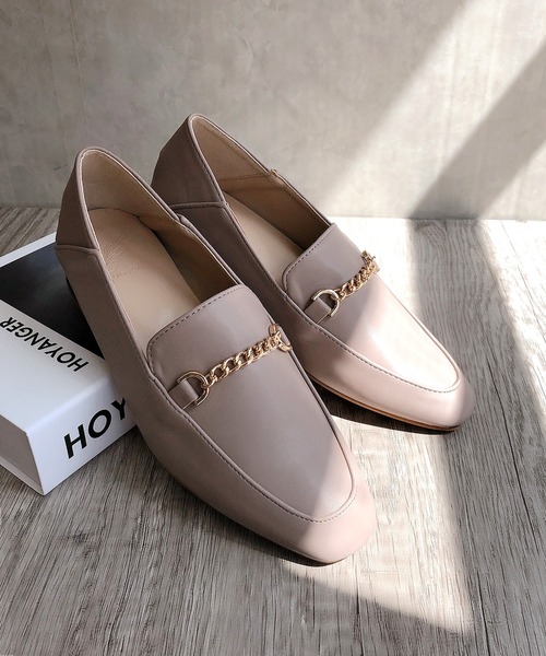 Noubel Voug Relax（ヌーベルヴォーグリラックス）の「バブーシュビットローファー（ローファー・レディース・ブラック/アイボリー/グレイッシュベージュ・LL/S/M/L）」の10枚目の写真