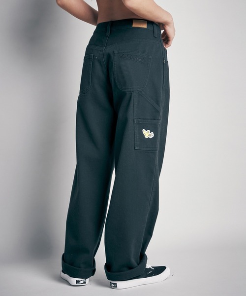 ROXY(ロキシー)の「MARK GONZALES PANTS/ロキシーマークゴンザレスコラボボトムス(チノパンツ・レディース・ブラック/ベージュ・MEDIUM/LARGE)」の11枚目の写真