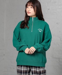 Honeys | ジップ使いゆるトレーナー(スウェット)