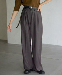 SLOBE IENA | ツータックトラウザー(その他パンツ)