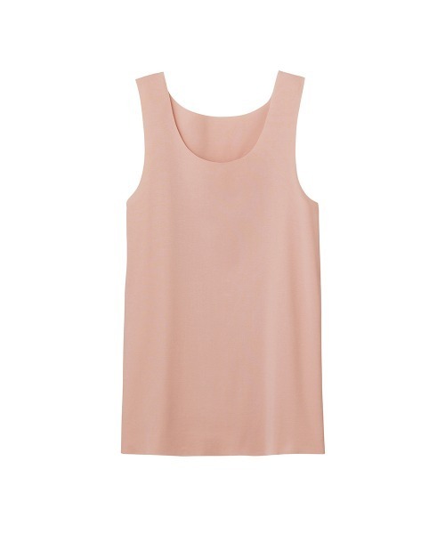 GUNZE（グンゼ）の「KIREILABO/キレイラボ 縫い目がなくてチクチクしにくい タンクトップ オーガニックコットン（インナーウェア/肌着・レディース・ピンク/杢グレー/ホワイト系その他/ブラック/ブルー系その他・LARGE/MEDIUM/X-LARGE）」の5枚目の写真