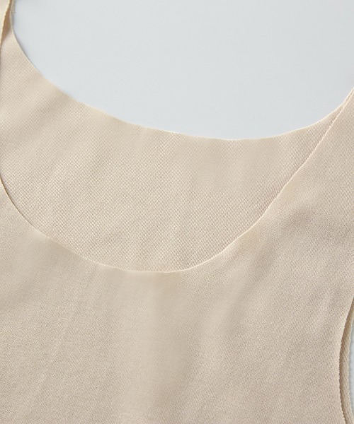 GUNZE（グンゼ）の「KIREILABO/キレイラボ 縫い目がなくてチクチクしにくい タンクトップ オーガニックコットン（インナーウェア/肌着・レディース・ピンク/杢グレー/ホワイト系その他/ブラック/ブルー系その他・LARGE/MEDIUM/X-LARGE）」の11枚目の写真