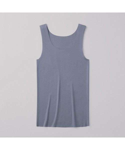 GUNZE（グンゼ）の「KIREILABO/キレイラボ 縫い目がなくてチクチクしにくい タンクトップ オーガニックコットン（インナーウェア/肌着・レディース・ピンク/杢グレー/ホワイト系その他/ブラック/ブルー系その他・LARGE/MEDIUM/X-LARGE）」の10枚目の写真