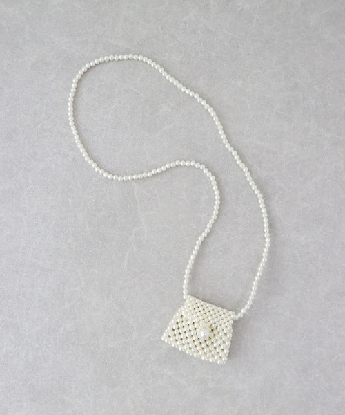 BLUEEAST(ブルーイースト)の「マイクロパールバッグ(ショルダーバッグ・レディース・オフホワイト・FREE)」の11枚目の写真