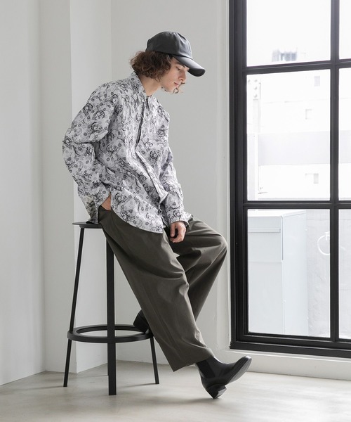 HARE（ハレ）の「ジャガードフラワーシャツ(HARE)（シャツ