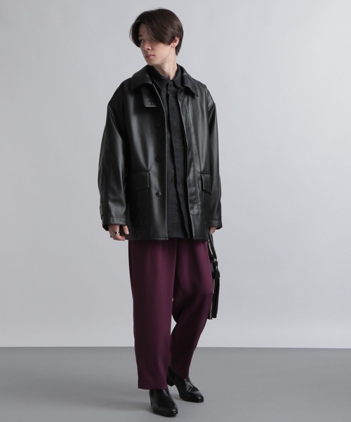 HARE(ハレ)の「ジャガードフラワーシャツ(HARE)(シャツ/ブラウス・メンズ・ブラック/グレー/グレー系その他・SMALL/MEDIUM)」の10枚目の写真