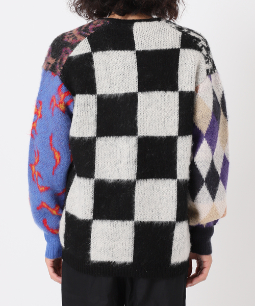 INHERIT（インヘリット）の「オーバーサイズ 総柄カーディガン（カーディガン/ボレロ・メンズ・ブラック系その他・MEDIUM/LARGE）」の21枚目の写真