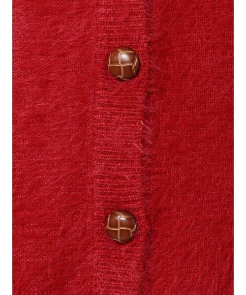 jouetie（ジュエティ）の「フェザーヤーンチュニックカーデ（カーディガン/ボレロ・レディース・ブラック/レッド/ピンク/ブルー/パープル・MEDIUM）」の11枚目の写真