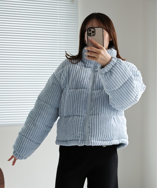 セール】【選べる素材】新素材登場！コーデュロイ/合皮ダウン（ダウン