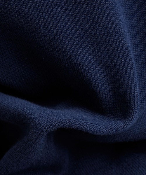 G-STAR（ジースター）の「CLASSIC SPORT MOCK KNIT/モックネック/ワンポイント/ロゴセーター（ニット/セーター・メンズ・ダークブルー/ダークブラック・MEDIUM/LARGE/X-LARGE/X-SMALL/SMALL）」の12枚目の写真
