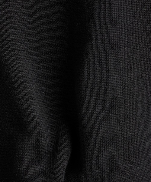 G-STAR（ジースター）の「CLASSIC SPORT MOCK KNIT/モックネック/ワンポイント/ロゴセーター（ニット/セーター・メンズ・ダークブルー/ダークブラック・MEDIUM/LARGE/X-LARGE/X-SMALL/SMALL）」の7枚目の写真