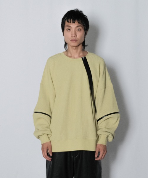 Wizzard（ウィザード）の「Wizzard ウィザード / WAFFLE ビッグワッフルカットソー（スウェット・メンズ・ブラック/ホワイト/イエロー・2/3/1）」の3枚目の写真