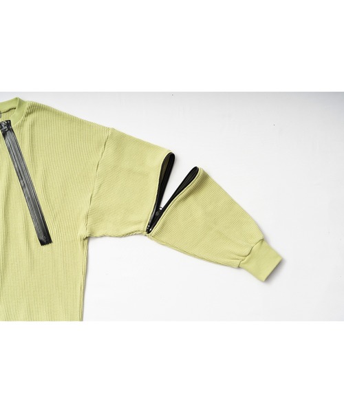 Wizzard（ウィザード）の「Wizzard ウィザード / WAFFLE ビッグワッフルカットソー（スウェット・メンズ・ブラック/ホワイト/イエロー・2/3/1）」の4枚目の写真