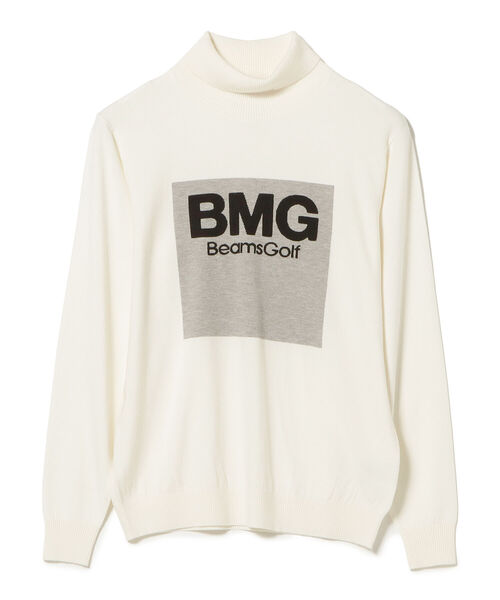 〈MEN〉BEAMS GOLF ORANGE LABEL / BMG タートルネック ニット
