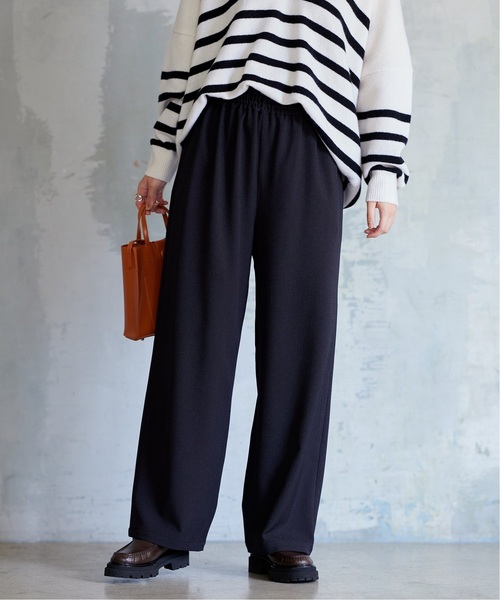 JOURNAL STANDARD（ジャーナルスタンダード）の「■《追加2》ウールライクストレッチワイドパンツ（その他パンツ・レディース・ブラック/ブラウン・34/36/38/40）」の17枚目の写真