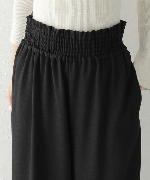 JOURNAL STANDARD（ジャーナルスタンダード）の「■《追加2》ウールライクストレッチワイドパンツ（その他パンツ・レディース・ブラック/ブラウン・34/36/38/40）」の4枚目の写真
