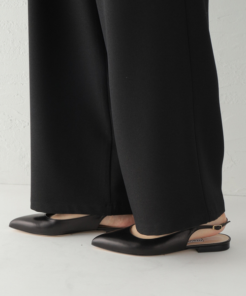 JOURNAL STANDARD（ジャーナルスタンダード）の「■《追加2》ウールライクストレッチワイドパンツ（その他パンツ・レディース・ブラック/ブラウン・34/36/38/40）」の14枚目の写真