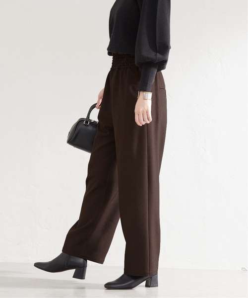 JOURNAL STANDARD（ジャーナルスタンダード）の「■《追加2》ウールライクストレッチワイドパンツ（その他パンツ・レディース・ブラック/ブラウン・34/36/38/40）」の21枚目の写真