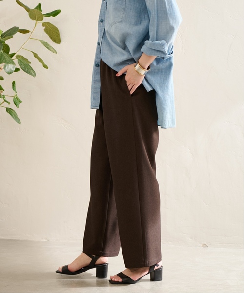 JOURNAL STANDARD（ジャーナルスタンダード）の「■《追加2》ウールライクストレッチワイドパンツ（その他パンツ・レディース・ブラック/ブラウン・34/36/38/40）」の11枚目の写真