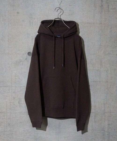 JOHN'S CLOSET(ジョンズクローゼット)の「【50】裏起毛 USAコットン ヘビーウェイト プルオーバー ビッグパーカー(パーカー・メンズ・グリーン/ブラック/チャコールグレー/ホワイト/ダークブルー/ベージュ/ブラウン/杢グレー・MEDIUM/LARGE)」の7枚目の写真