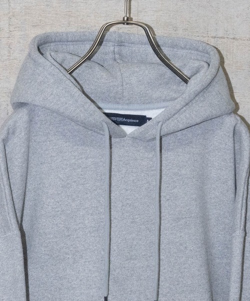 JOHN'S CLOSET(ジョンズクローゼット)の「【50】裏起毛 USAコットン ヘビーウェイト プルオーバー ビッグパーカー(パーカー・メンズ・グリーン/ブラック/チャコールグレー/ホワイト/ダークブルー/ベージュ/ブラウン/杢グレー・MEDIUM/LARGE)」の12枚目の写真