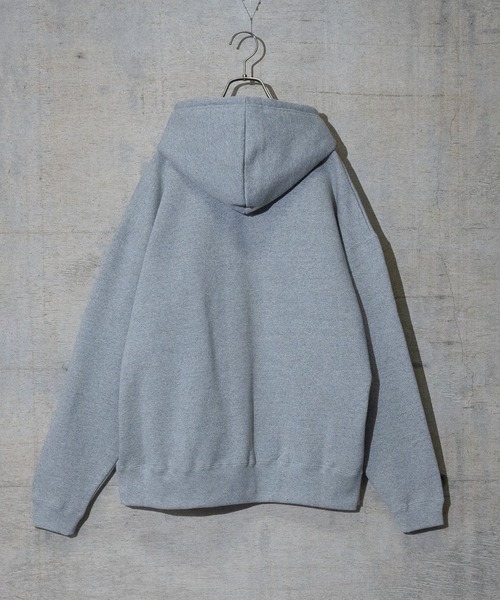 JOHN'S CLOSET(ジョンズクローゼット)の「【50】裏起毛 USAコットン ヘビーウェイト プルオーバー ビッグパーカー(パーカー・メンズ・グリーン/ブラック/チャコールグレー/ホワイト/ダークブルー/ベージュ/ブラウン/杢グレー・MEDIUM/LARGE)」の20枚目の写真