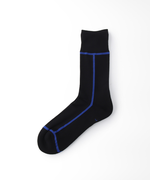 CHICSTOCKS（シックストックス）の「【CHICSTOCKS / シックストックス】LINE SOCKS（ソックス/靴下・メンズ・ブラック系その他/ブラック/ホワイト/ライトグレー/キャメル/グリーン/ダークブルー/オレンジ/グレー/モスグリーン・FREE）」の3枚目の写真