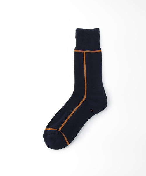 CHICSTOCKS（シックストックス）の「【CHICSTOCKS / シックストックス】LINE SOCKS（ソックス/靴下・メンズ・ブラック系その他/ブラック/ホワイト/ライトグレー/キャメル/グリーン/ダークブルー/オレンジ/グレー/モスグリーン・FREE）」の8枚目の写真