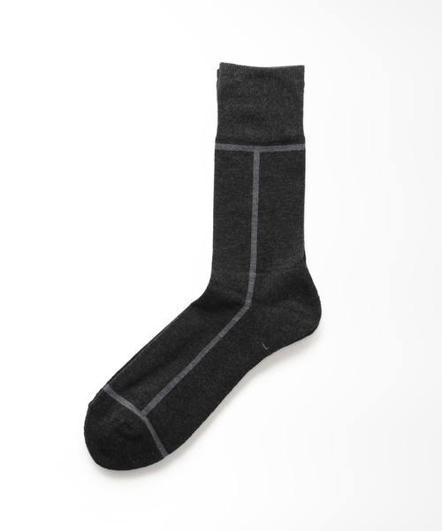 CHICSTOCKS（シックストックス）の「【CHICSTOCKS / シックストックス】LINE SOCKS（ソックス/靴下・メンズ・ブラック系その他/ブラック/ホワイト/ライトグレー/キャメル/グリーン/ダークブルー/オレンジ/グレー/モスグリーン・FREE）」の5枚目の写真
