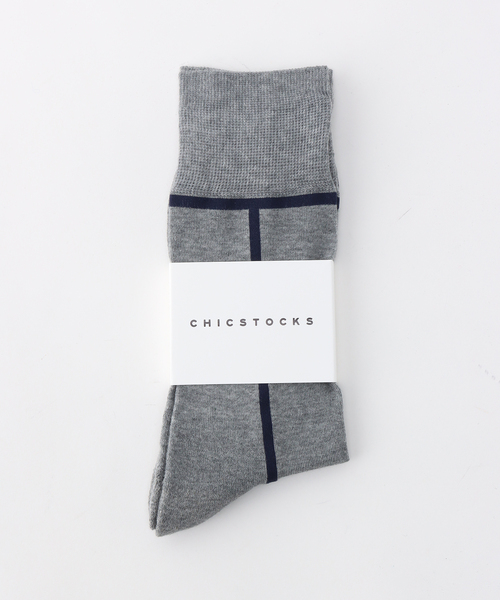 CHICSTOCKS（シックストックス）の「【CHICSTOCKS / シックストックス】LINE SOCKS（ソックス/靴下・メンズ・ブラック系その他/ブラック/ホワイト/ライトグレー/キャメル/グリーン/ダークブルー/オレンジ/グレー/モスグリーン・FREE）」の11枚目の写真