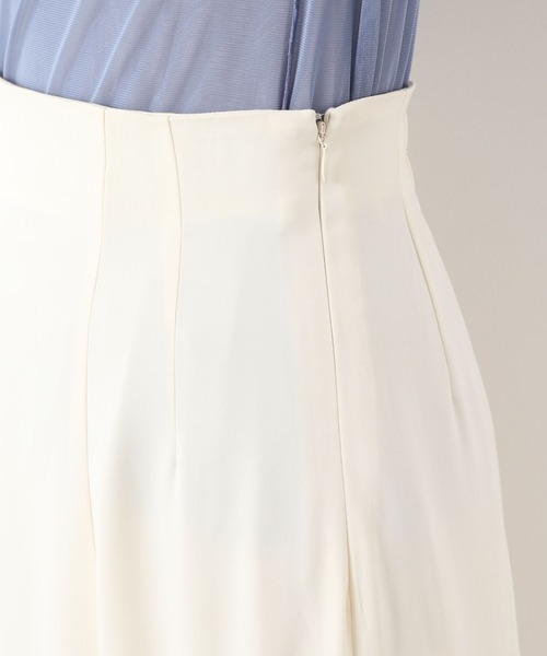 mysty woman(ミスティウーマン)の「サイド異素材マーメイドスカート 174367(スカート・レディース・ブラウン/ブラック/オフホワイト・FREE)」の13枚目の写真