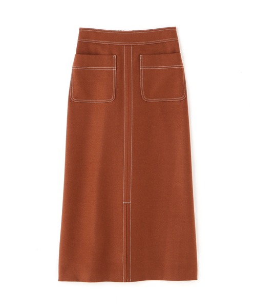 N.（N. Natural Beauty Basic）（エヌエヌナチュラルビューティーベーシック）の「【S Size Line】◆ステッチポケットミディスカート（スカート・レディース・ブラウン/ブルー/クリーム・SMALL/MEDIUM）」の18枚目の写真