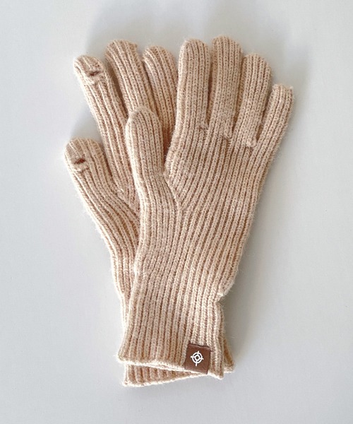 CANAL JEAN（キャナルジーン）の「El mar(エルマール) ホールタッチニットグローブ（手袋・レディース・ブラック/グレー/ブルー/ベージュ・ONE SIZE）」の14枚目の写真