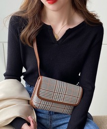 Ulysses（ユリシス）の「キーネックニットトップス（ニット/セーター）」