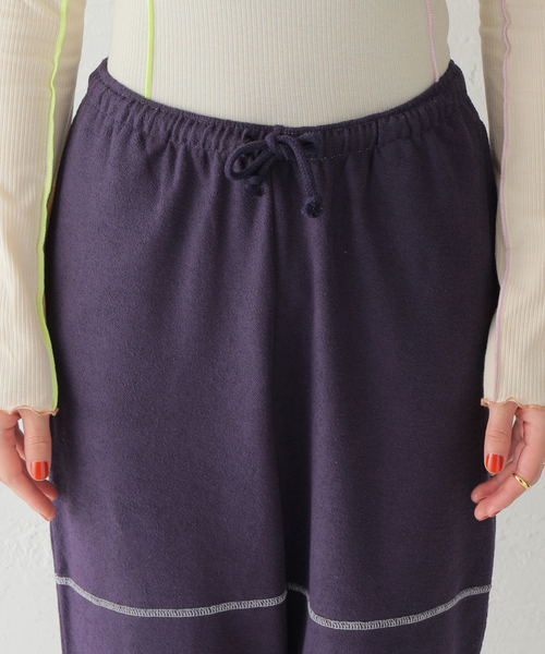 BASERANGE(ベースレンジ)の「【BASERANGE/ベースレンジ】NAVU SWEAT PANTS:パンツ(スウェットパンツ・レディース・ネイビー・X-SMALL)」の11枚目の写真